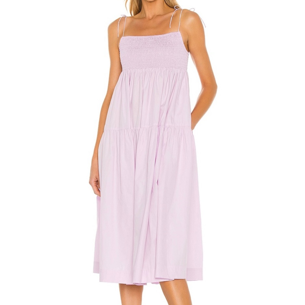 SWF | Babydoll MIDI Dress | Light Purple | XS